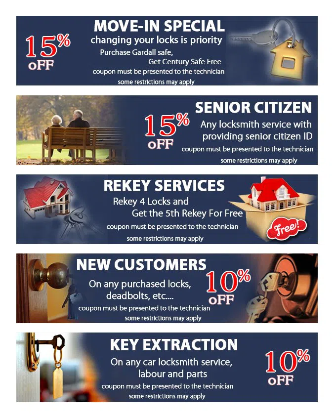 Locksmith Master Shop Pacoima, CA 818-488-2683 - coupon21-set-five